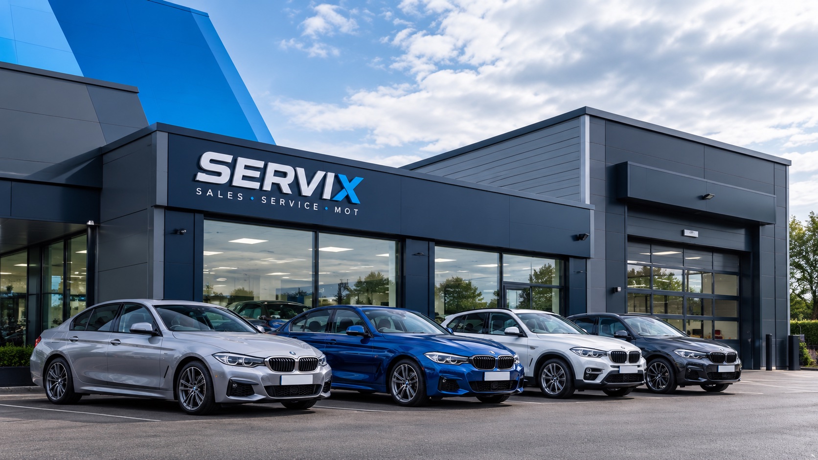 SERVIX garage and showroom in Derby